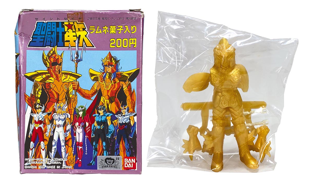 バンダイ 聖闘士星矢 ラムネ菓子 ジョイント入り 食玩消しゴム