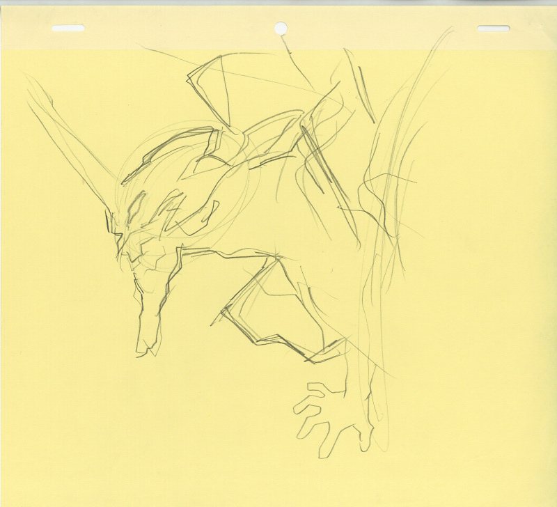 新世紀エヴァンゲリオン ラフ原画