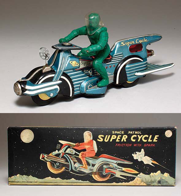 バンダイ/日本製 スペースパトロール・スーパーサイクル (SPACE PATROL