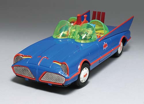 バットモービル　アオシン製　電動ブリキ ミステリーアクション　 可動品 バットモービル アオシン製 電動ブリキ ミステリーアクション 可動品