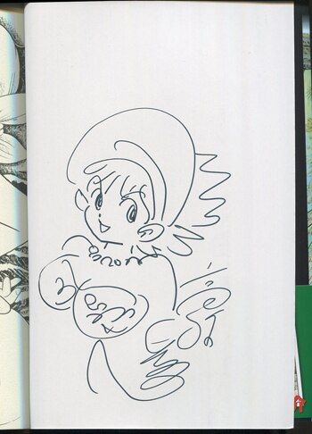 アリカワコウヘイ ジクレー 直筆イラストとサイン