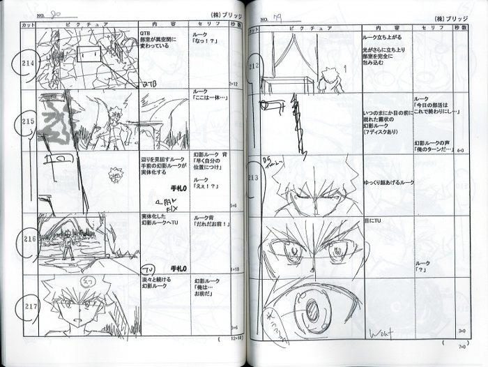 遊戯王SEVENS 絵コンテ