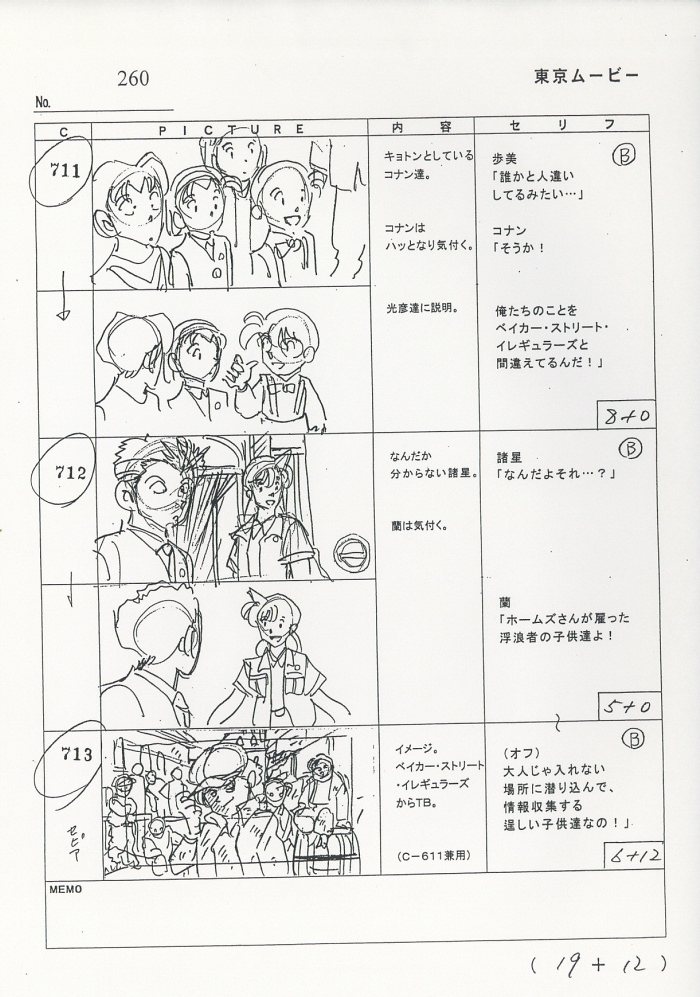 名探偵コナン セル画 ベイカー街の亡霊