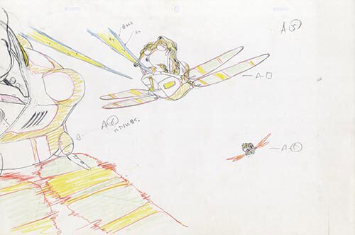 天空の城ラピュタ原画