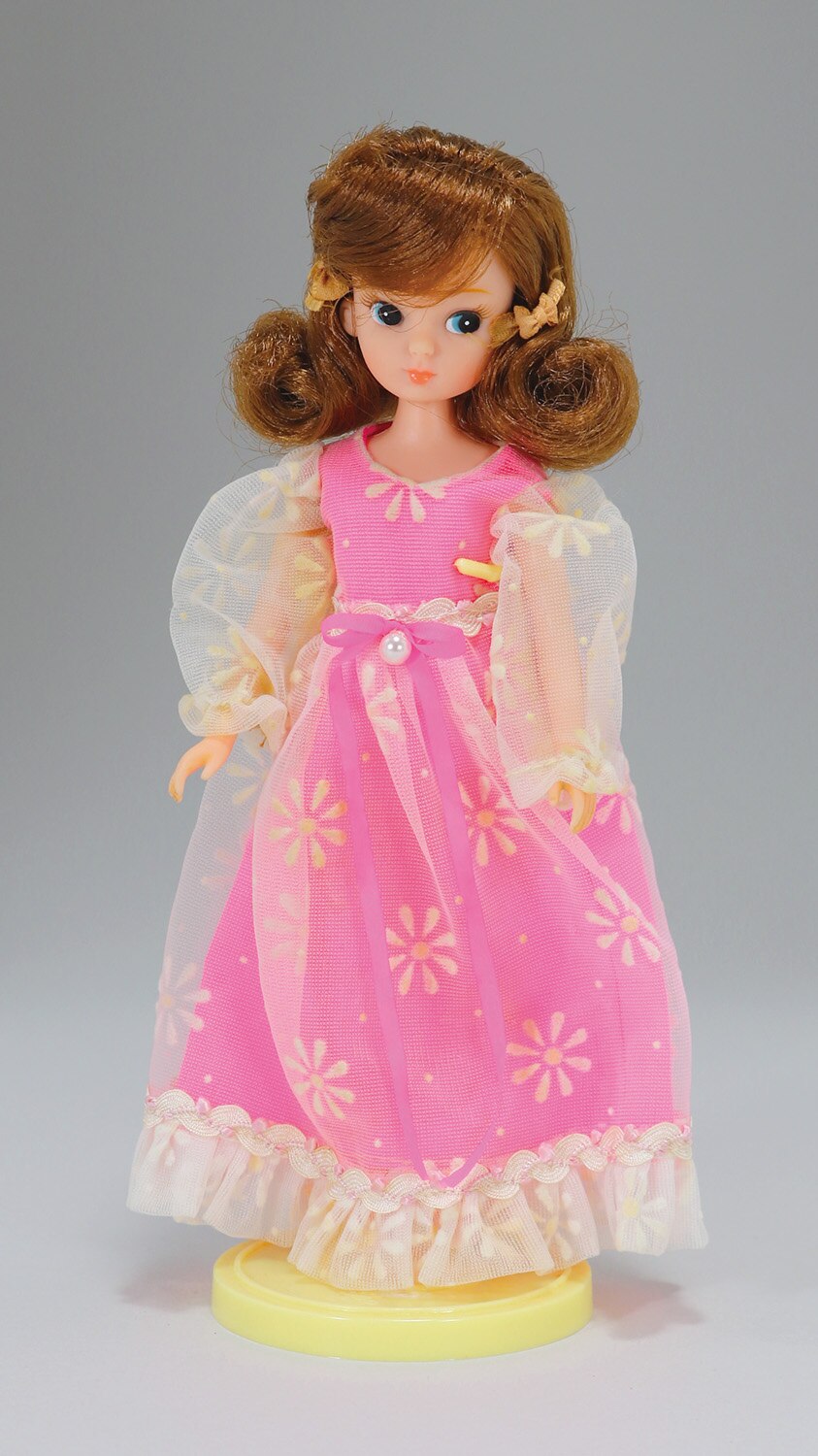 Abito Da Principessa Lica-chan LW-12 Con Tiara E Ciondolo - Rosa, Per Bambini Dai 3 Anni