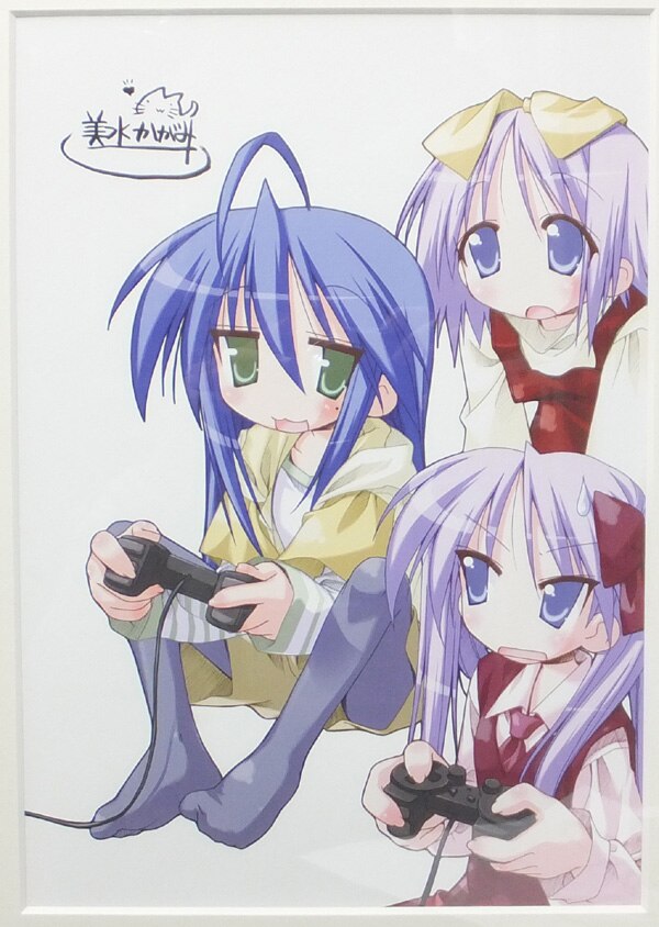 らき☆すた 複製原画 表紙2巻 つかさ＆かがみ らき☆すた 複製原画 表紙2巻 つかさ＆かがみ 希少 らき☆す