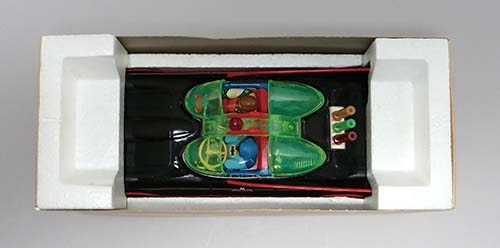 バットモービル　アオシン製　電動ブリキ ミステリーアクション　 可動品 アオシン/日本製 バットモービル (BATMOBILE)