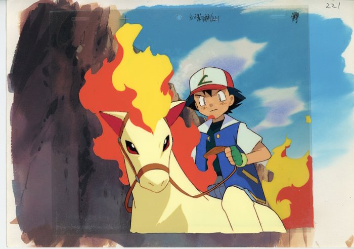 ポケットモンスター 2枚組 サトシ ポニータ ギャロップ