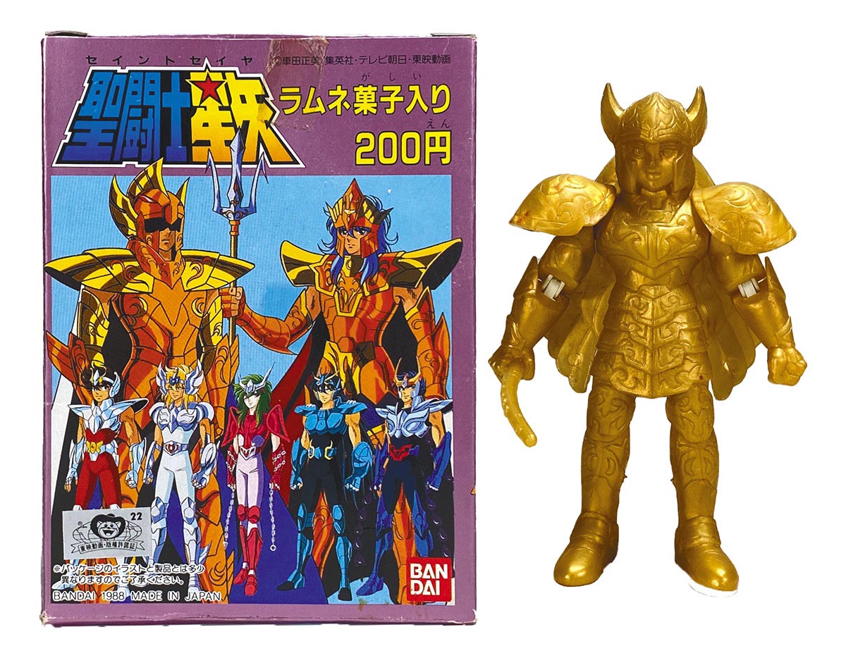 聖闘士星矢消しゴム人形 ゴム人形 費やさ