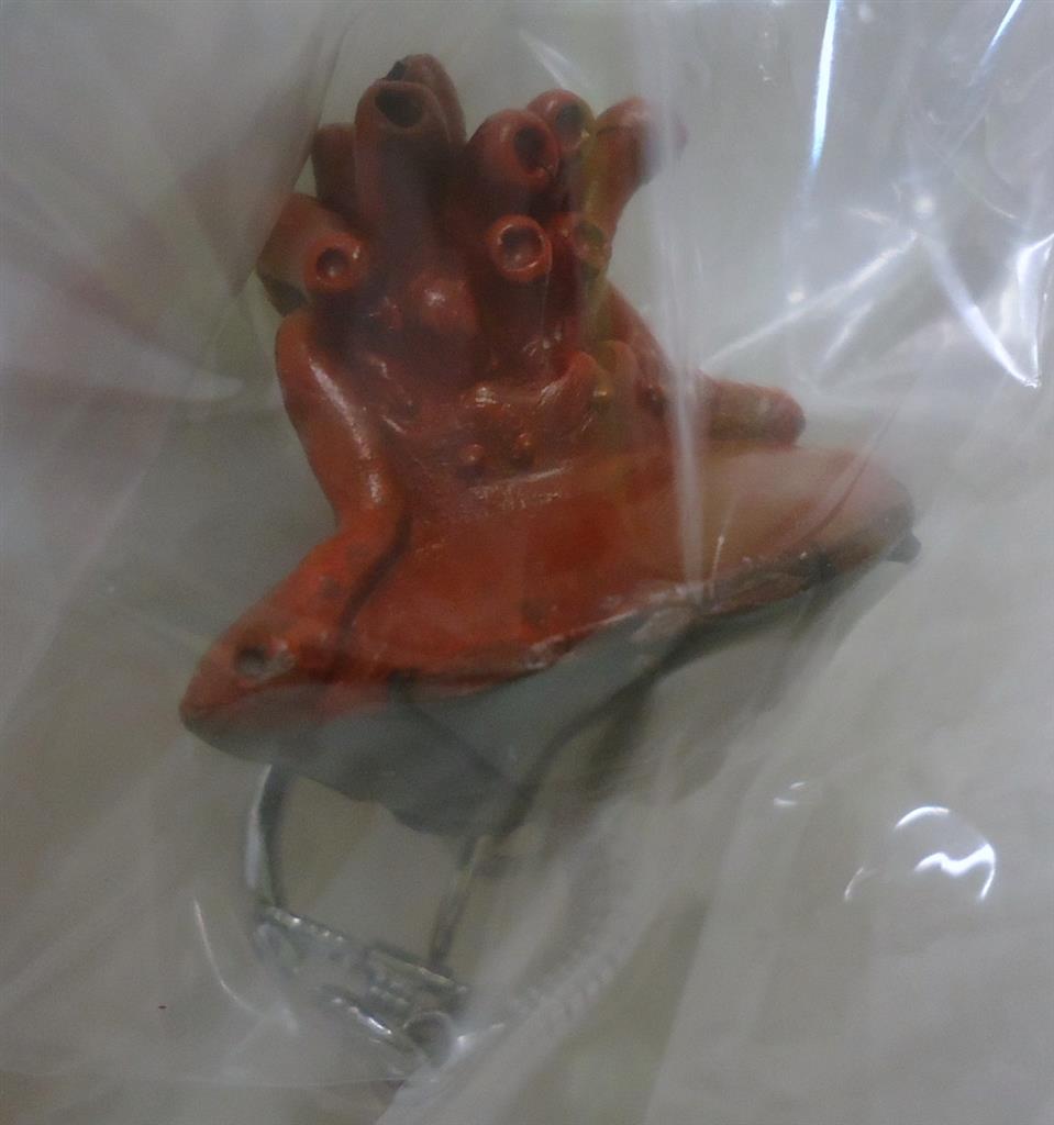 キャスト レジンキャスト製 ウルトラマンレオ 恐怖の円盤生物キーホルダー アブソーバ