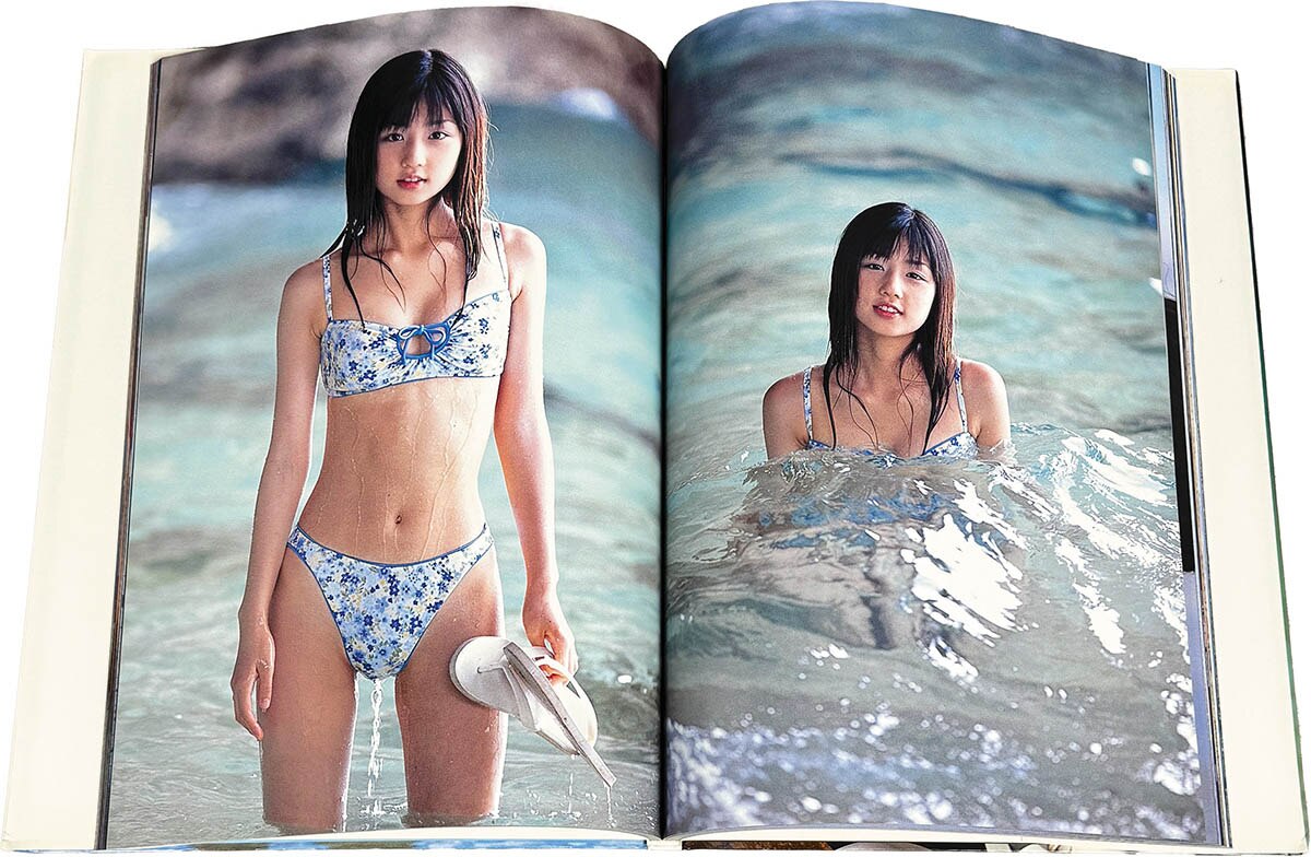 小倉優子「未来・少女」 小沢忠恭少女写真集 両面印刷ポスター