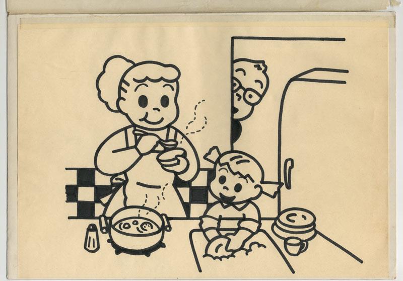 無料配達 原田治 直筆イラスト その他