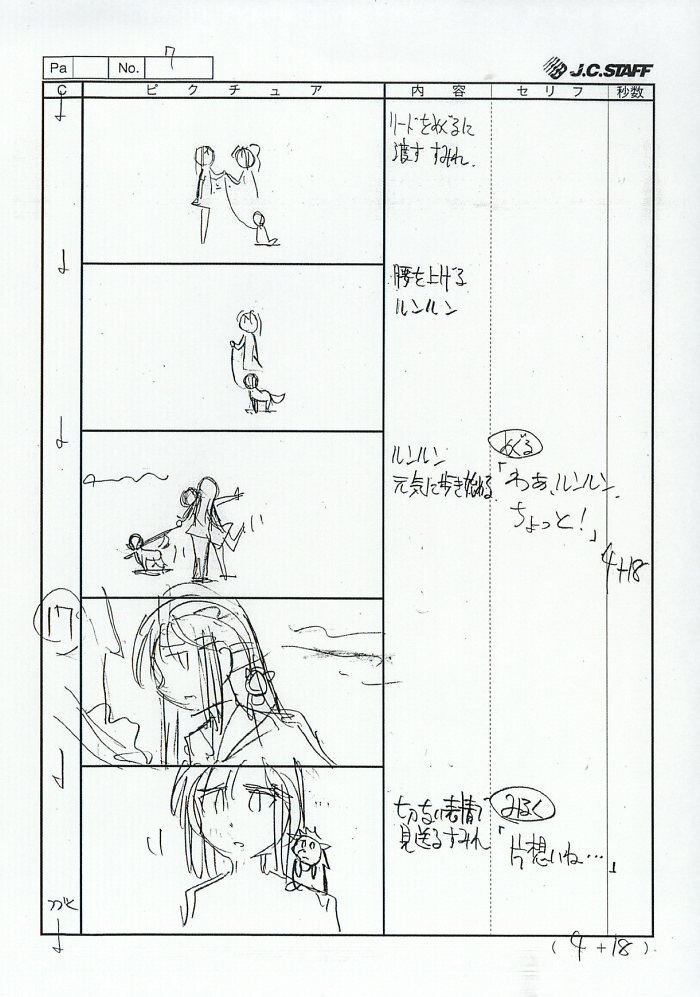 ツインエンジェルBREAK 絵コンテ