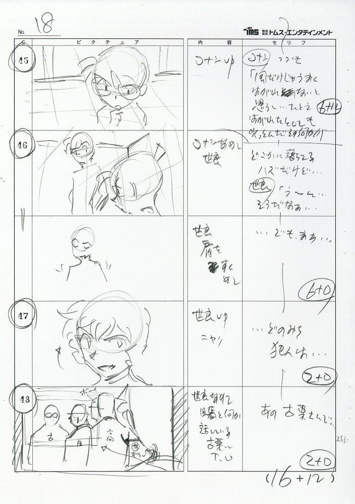名探偵コナン 絵コンテ
