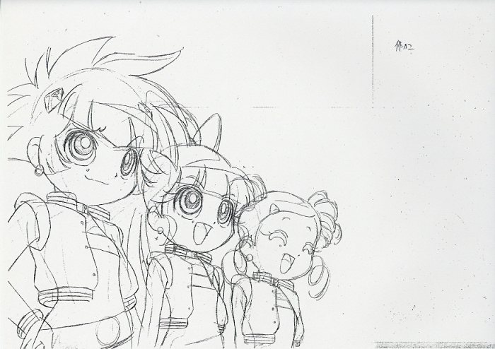 出ましたっ!パワパフガールズZ 原画コピー