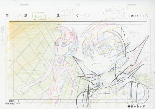 遊戯王ZEXAL ラフ原画