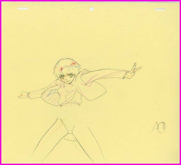 淫魔世伝　セル画 新世紀 淫魔聖伝 原画