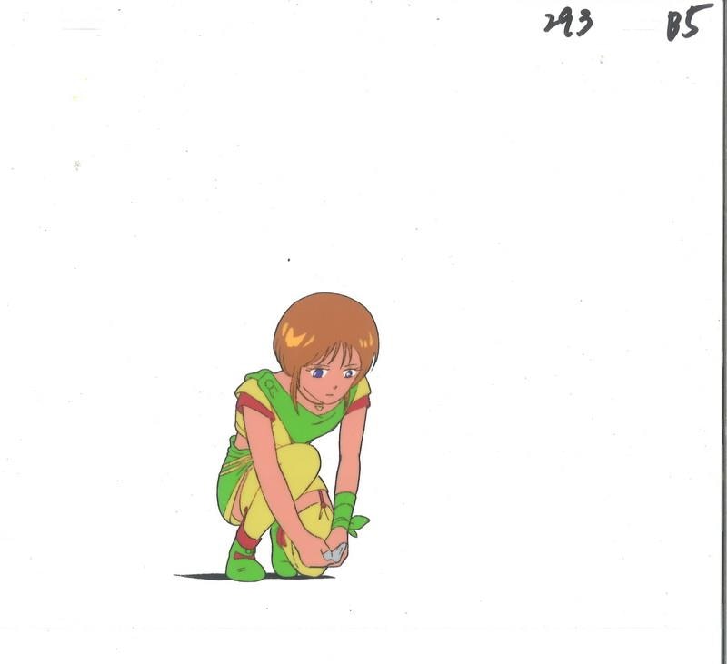 機動戦士ガンダムZZ ハマーン・カーン セル画 動画用紙貼りつき