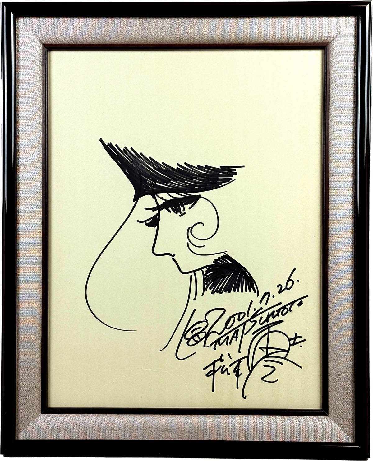 [美品]松本零士先生　メーテル　直筆サイン色紙　銀河鉄道999 美品]松本零士先生 メーテル 池田昌子さん直筆サイン色紙 銀河鉄道999