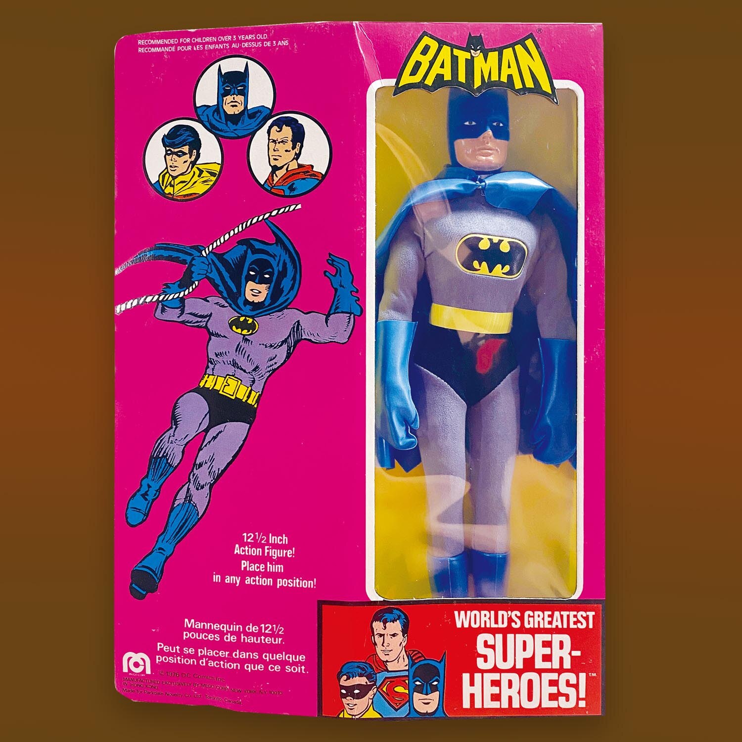 バットマン 12” アクションフィギュア (1976 MEGO) ヴィンテージ 映画