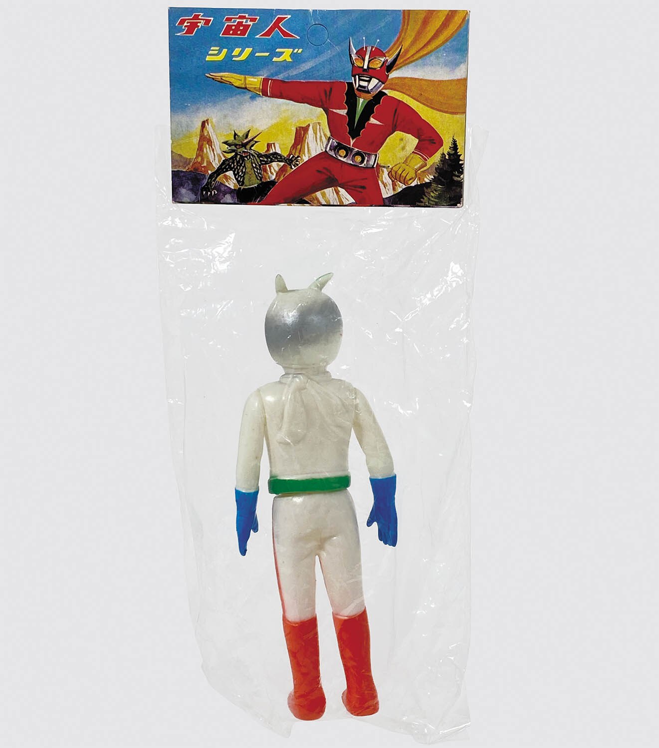 1315] 無版権ソフビ 仮面ライダーX 白成型