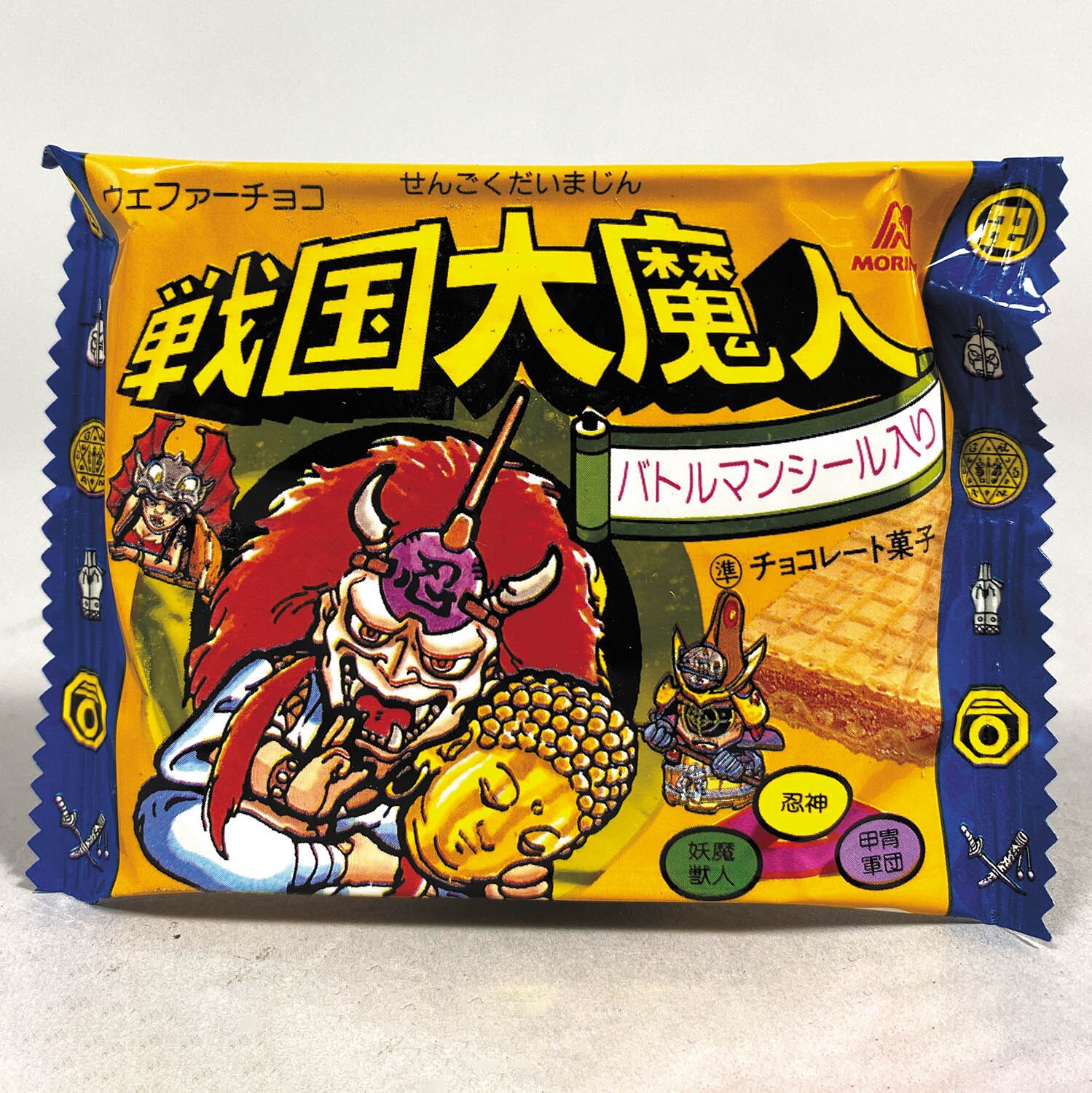 5001] 戦国大魔人 バトルマンシール+ 短冊ポスター入り 箱(菓子未開封