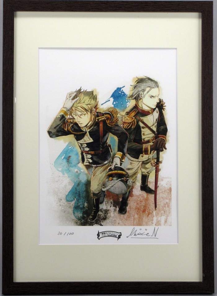 【超豪華セット】軍靴のバルツァー 2014年原画展 限定品＋直筆サイン＋非売品多 直筆サイン入りカラー複製イラスト 中島三千恒 軍靴のバルツァー NB-4704