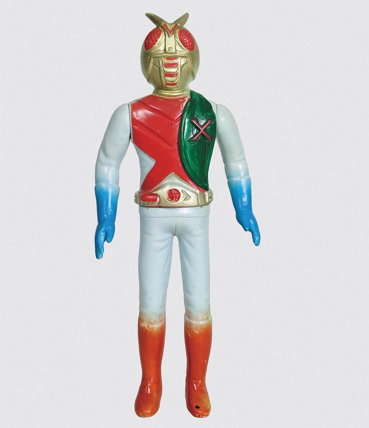 【即納&大特価】 1322] 仮面ライダーX 無版権ソフビ 特撮