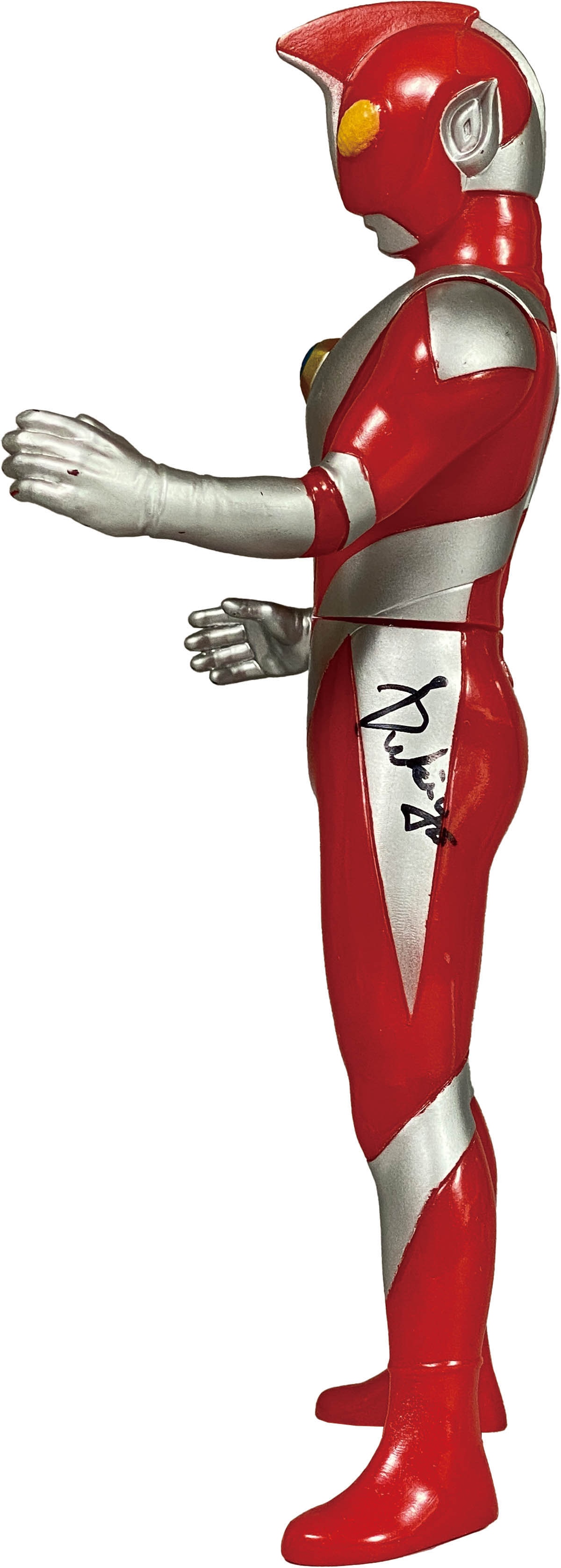 5023] バンダイ ウルトラマンゼアス ソフビ 鈴木清サイン入り