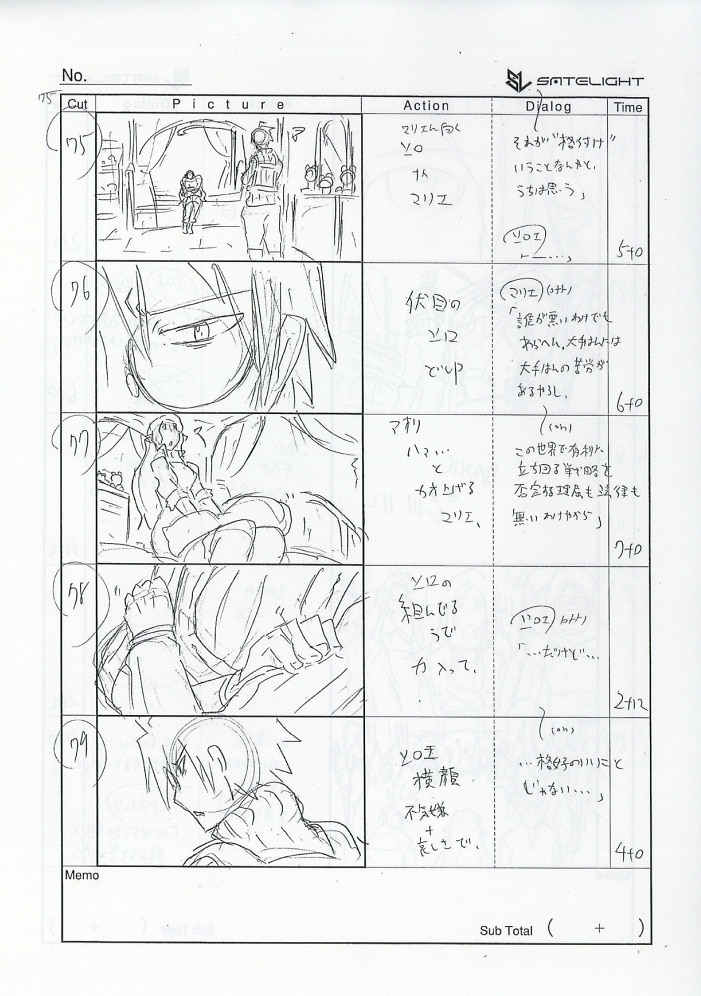 Log Horizon storyboard