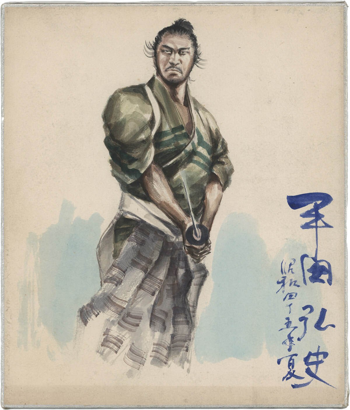 HIROSHI 四点まとめ Hiroshi Hirata Hand-Drawn Color Shikishi (Medium Size)