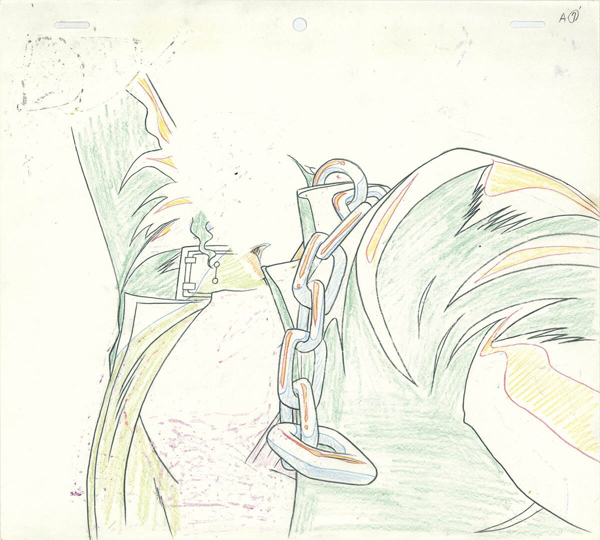 ジョジョの奇妙な冒険 OVA 空条承太郎 ジャンプ懸賞当選品 セル画 動画