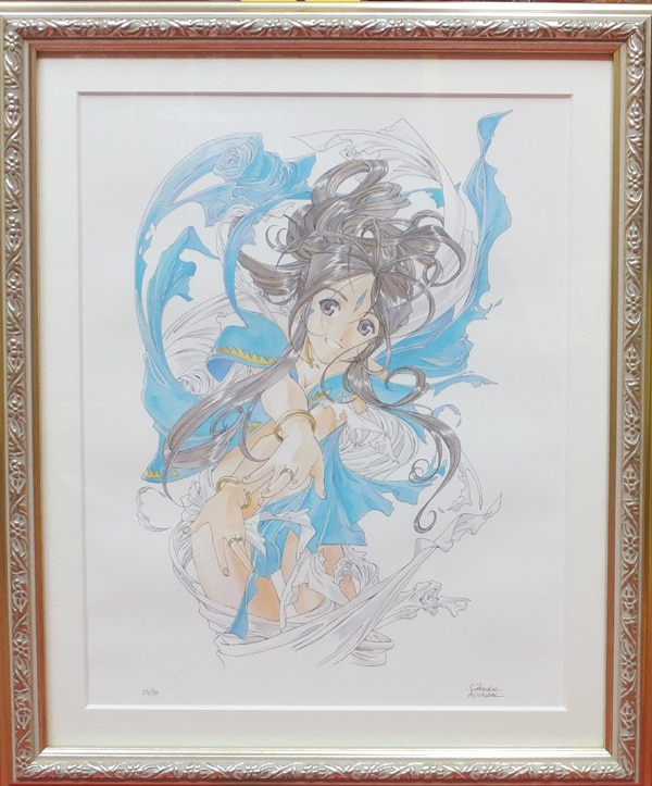 PG-6468]ああっ女神さまっ 直筆サイン入りカラー複製イラスト 藤島康介