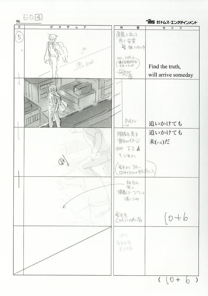 名探偵コナン ゼロの日常 ED 絵コンテ 設定資料