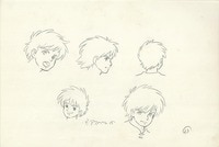 3546］ 天空の城ラピュタ ラフ原画 / 直筆:宮崎駿