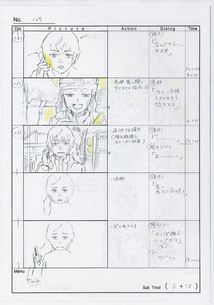 Just Because! ジャストビコーズ　第一話　Aパート絵コンテ決定稿 Just Because! ジャストビコーズ 第一話 Aパート絵コンテ決定稿