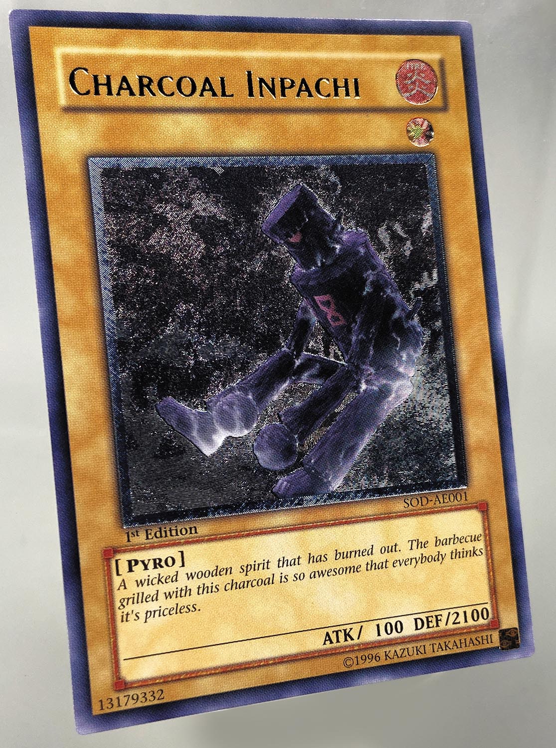 6238］ 遊戯王カード CHARCOAL INPACHI （アジア版）レリーフ