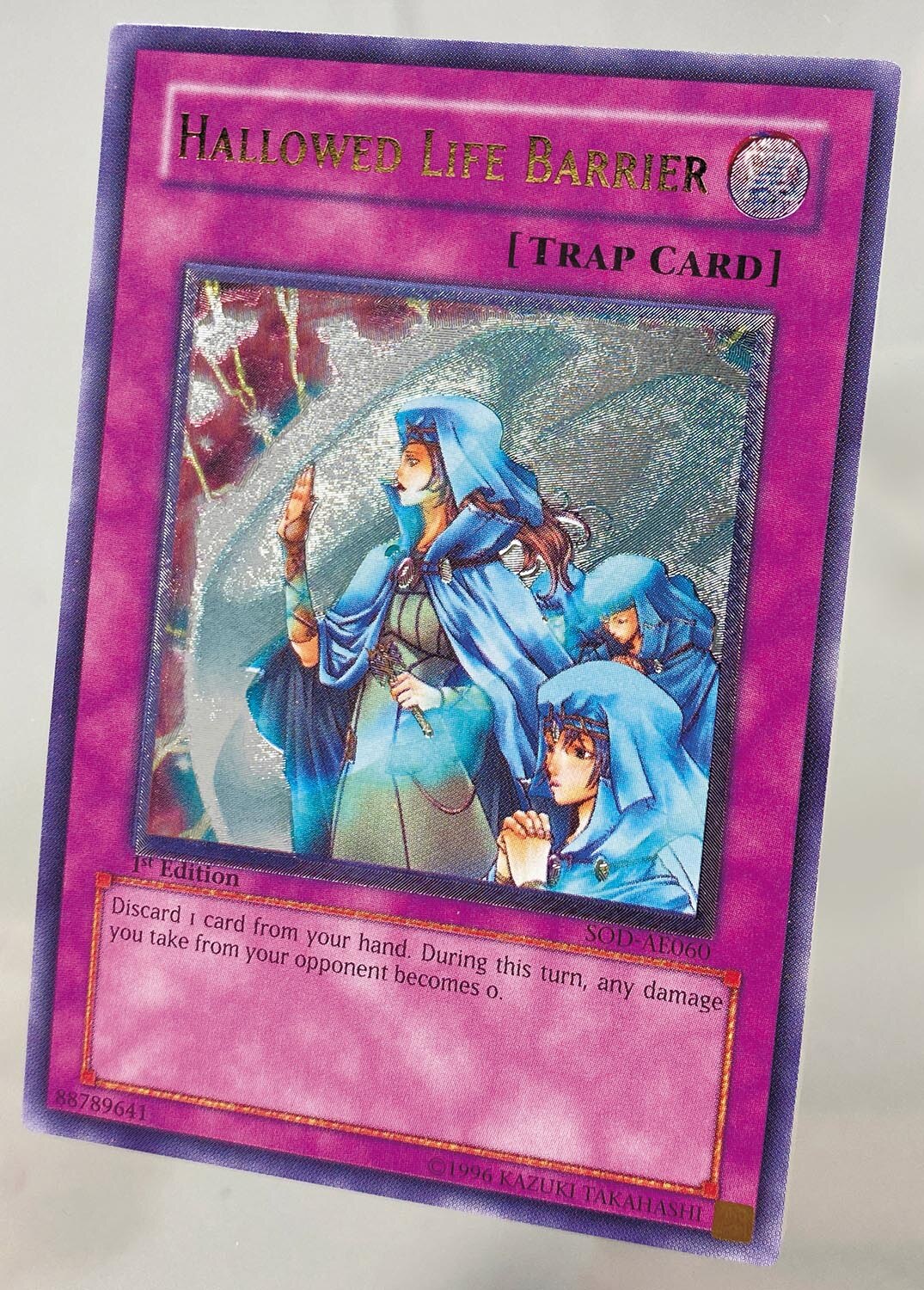 6244］ 遊戯王カード HALLOWED LIFE BARRIER (アジア版