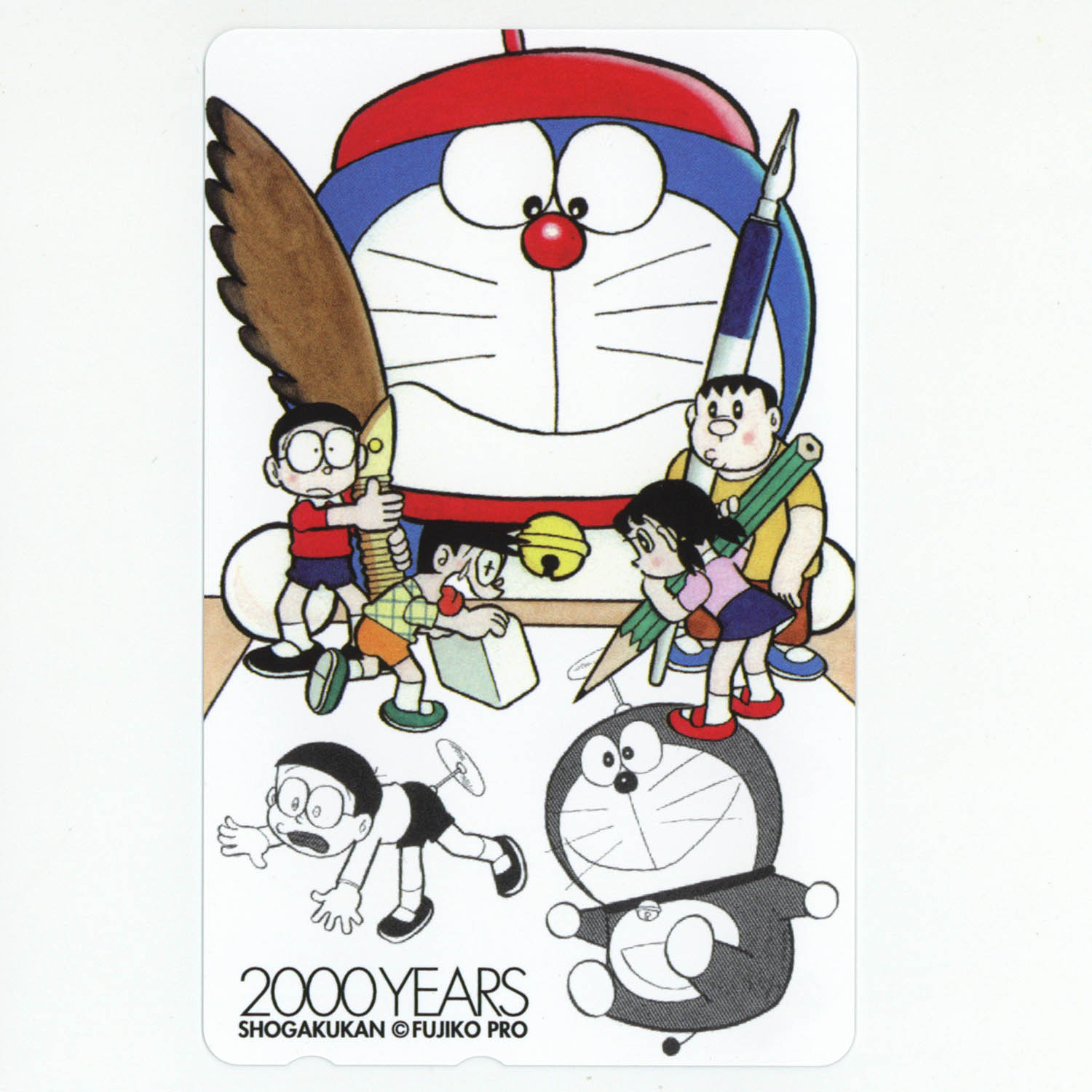 3604] ドラえもん 30TH ANNIVERSARY テレカ