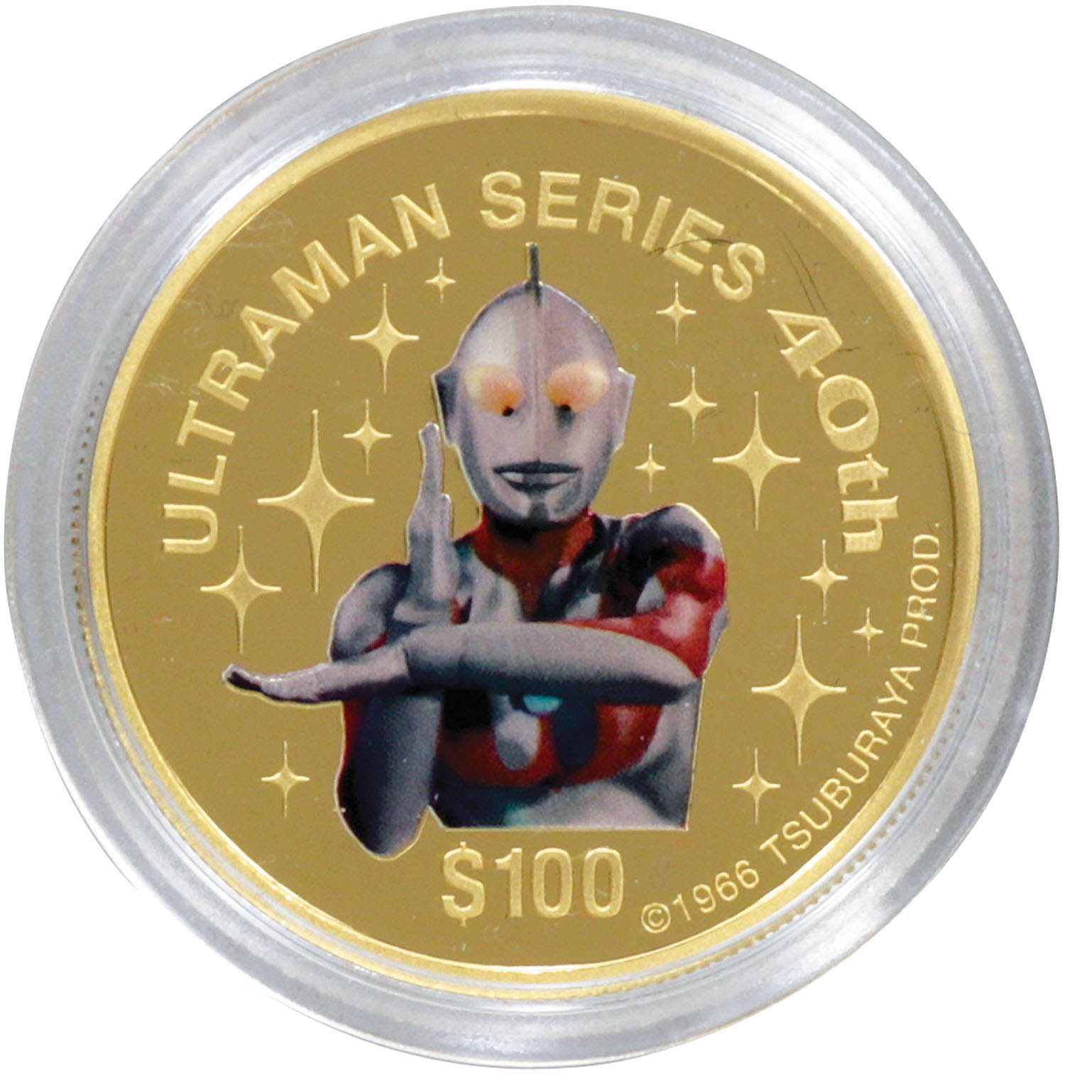 泰星コイン・鋳造オーストラリア/発行ツバル・ ウルトラマン40周年記念 