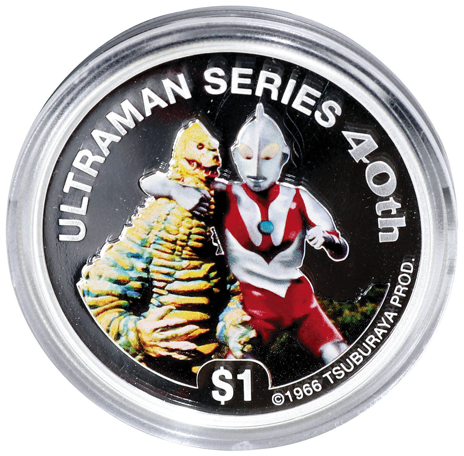 泰星コイン・鋳造オーストラリア/発行ツバル・ ウルトラマン40周年記念