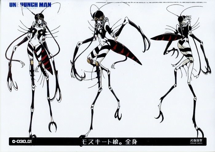 One Punch Man Settei Sheets Animation Art Characters Other Anime