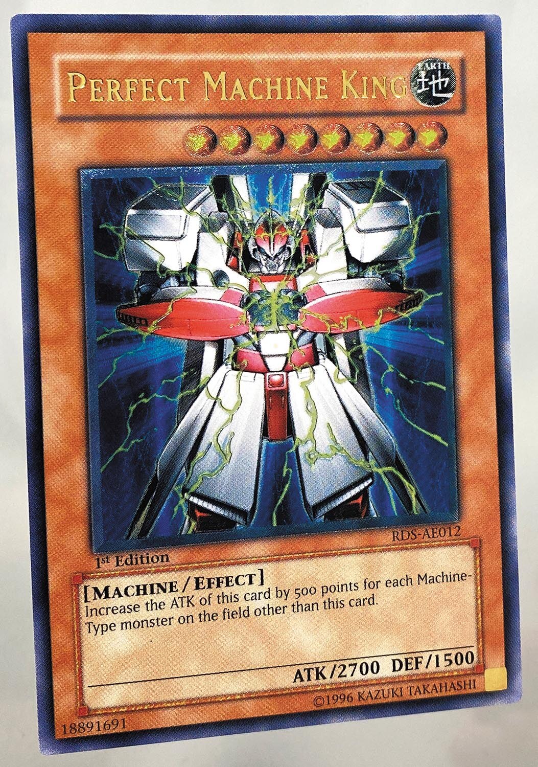 Yu-Gi-Oh! Card PERFECT MACHINE KING (Asia Version) Relief [RDS-AE012]