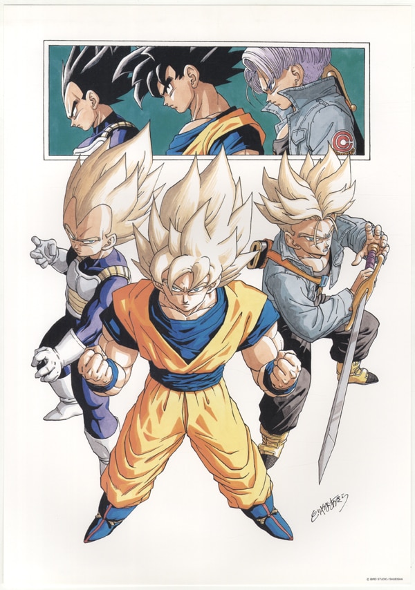 鳥山明カラー複製イラスト7枚セット[ドラゴンボール](OG3576)