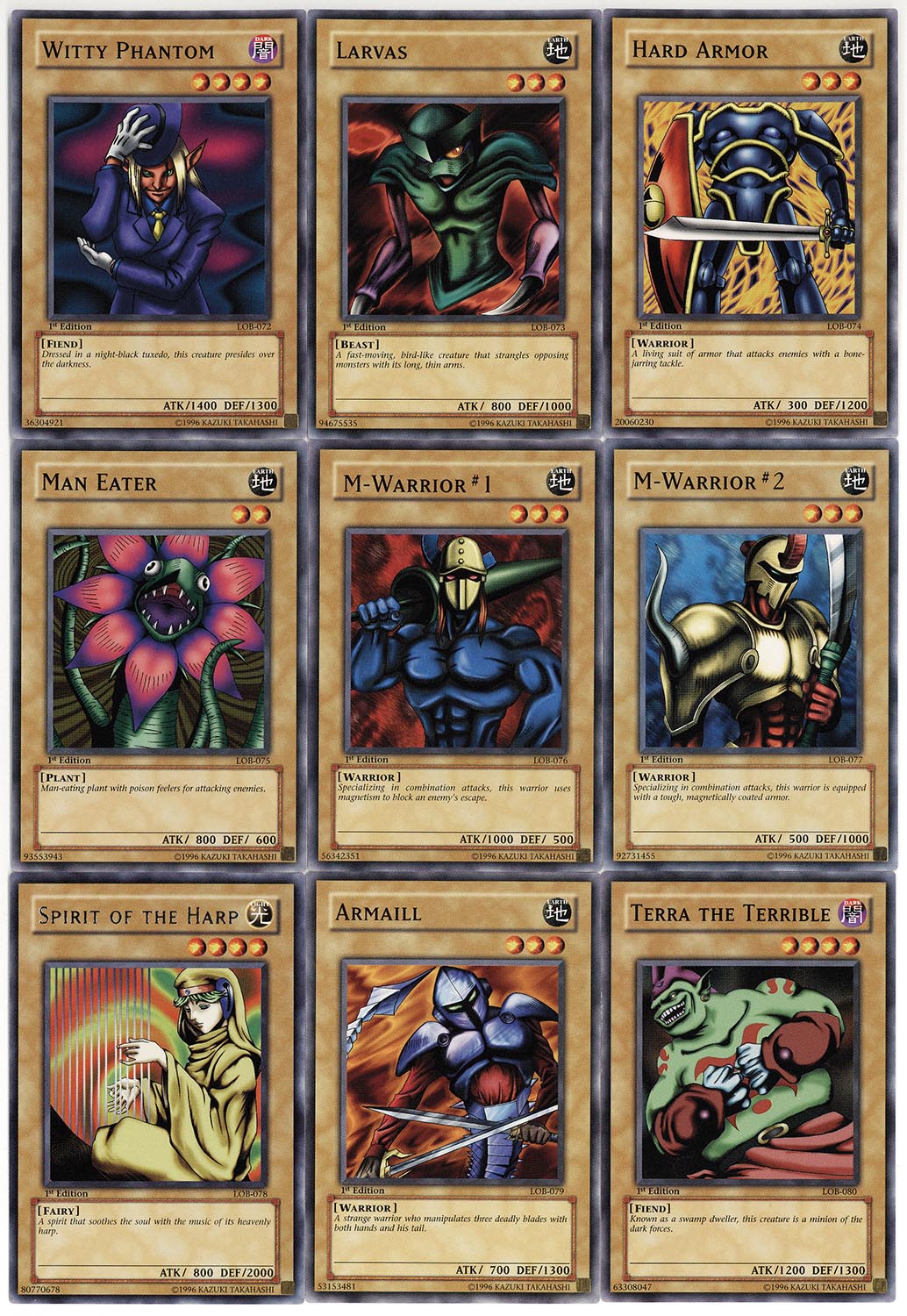 6281］ 遊戯王カード LOBアジア版全126種セット