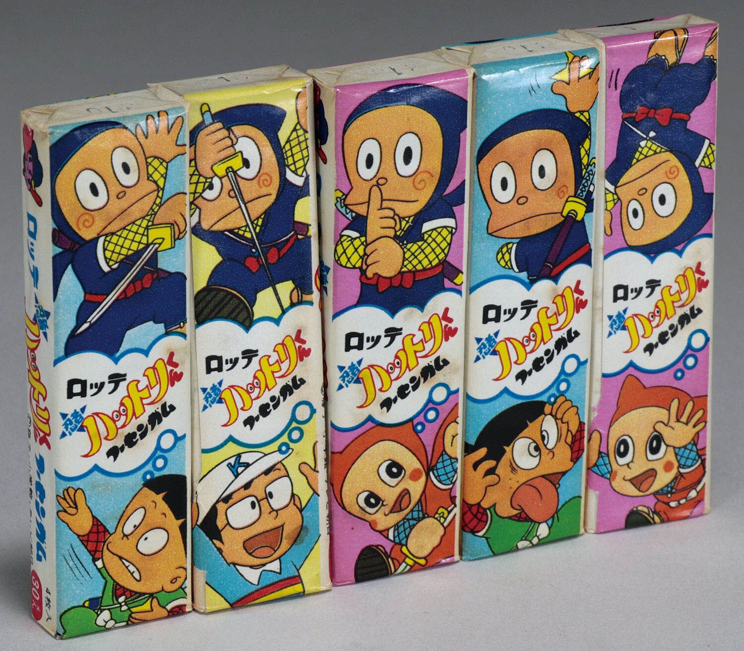 【美品】忍者ハットリくん『免許証』 全10種コンプリートセット 藤子不二雄A ロッテ ５種セット）ロッテ忍者ハットリくんフーセンガム