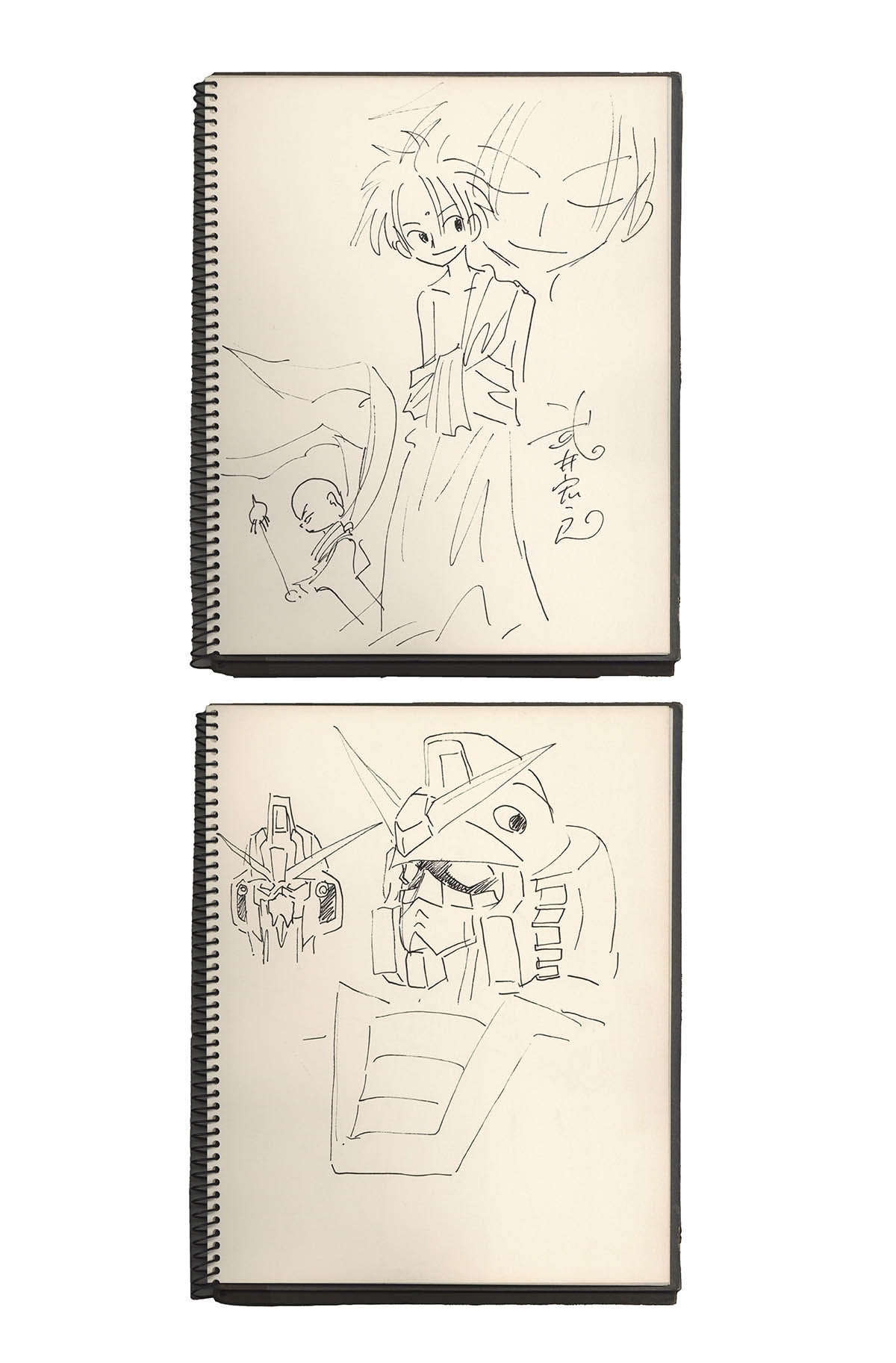 4152] 武井宏之 直筆イラスト「仏ゾーン/ガンダム」