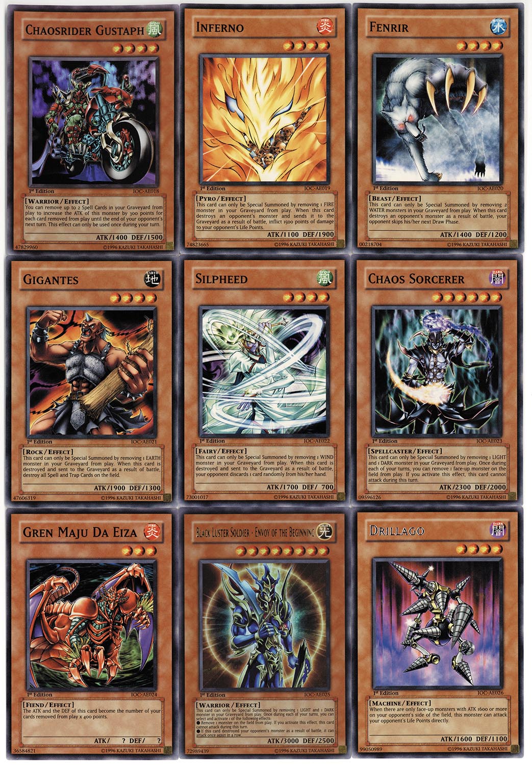 6288］ 遊戯王カード IOCアジア版全112種セット