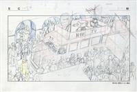 2183] 幻魔大戦 原画 / 直筆:金田伊功
