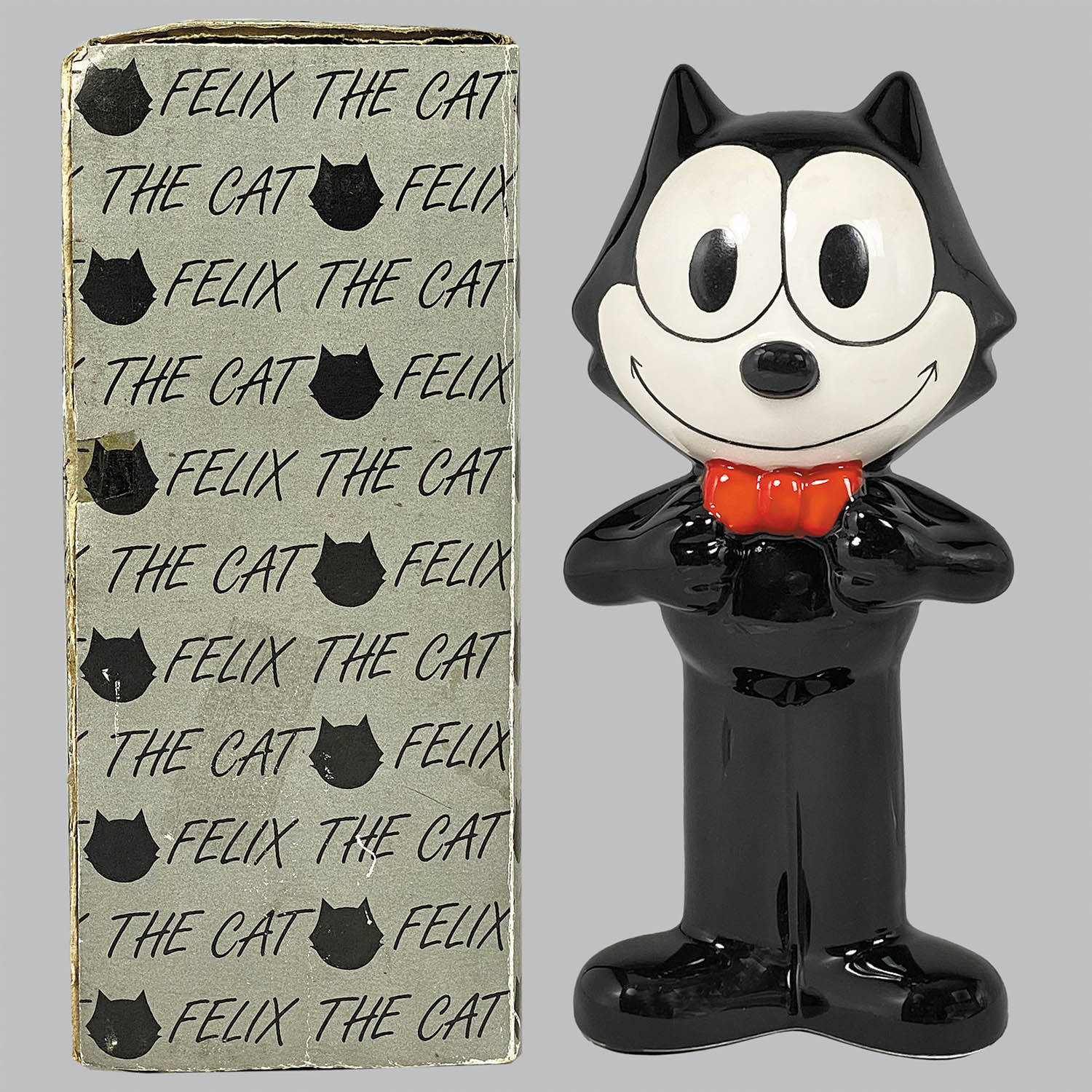 Felix the cat フィリックス、Felix、陶器、貯金箱　1988年 Felix the cat フィリックス、Felix、陶器、貯金箱 1988年 Felix